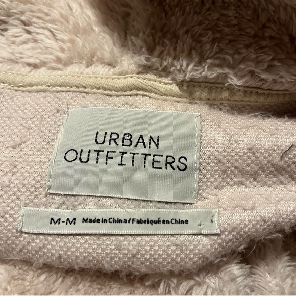 Hooded pull over crapped lightweight tan shirt jacket medium - Picture 4 of 5